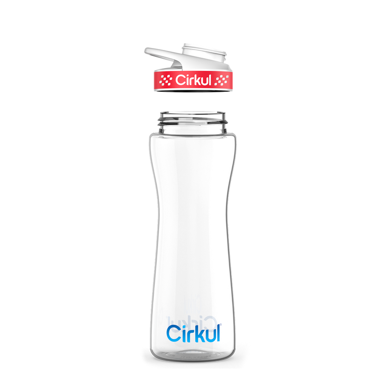 22oz. Plastic Bottle & Comfort Grip Lid - 8B16