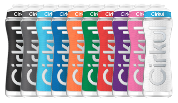 22oz. Grip Squeeze Plastic Bottle & Sport Lid - GOZY