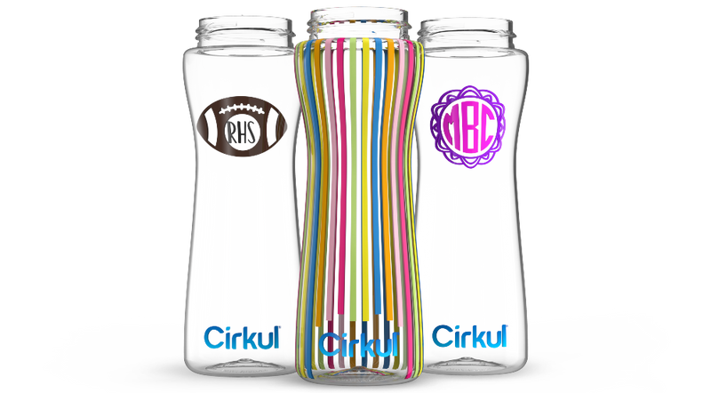 Custom 22oz. Plastic Bottle & Comfort Grip Lid - QJ3U