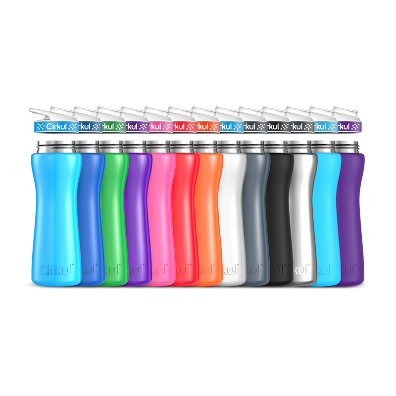 22oz. Stainless Steel Bottle & Comfort Grip Lid - YJQW