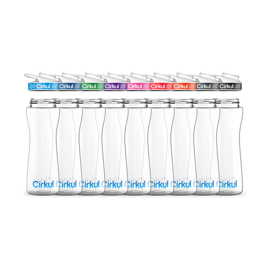 22oz. Plastic Bottle & Comfort Grip Lid - 8B16