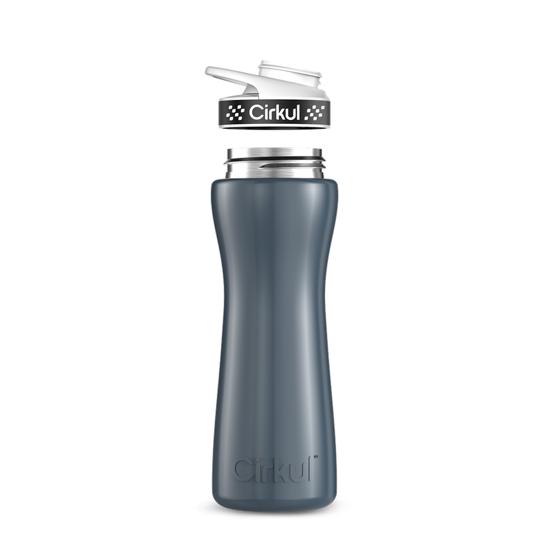 22oz. Stainless Steel Bottle & Comfort Grip Lid - YJQW