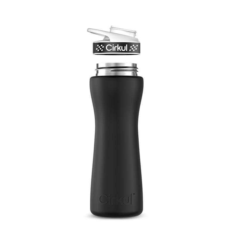 22oz. Stainless Steel Bottle & Comfort Grip Lid - YJQW