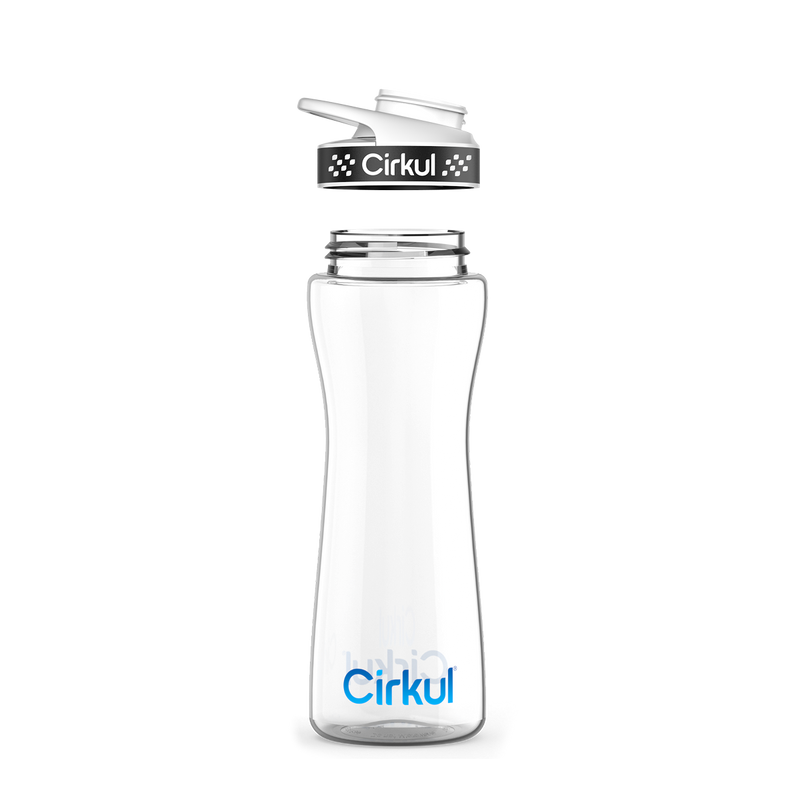 22oz. Plastic Bottle & Comfort Grip Lid - 8B16