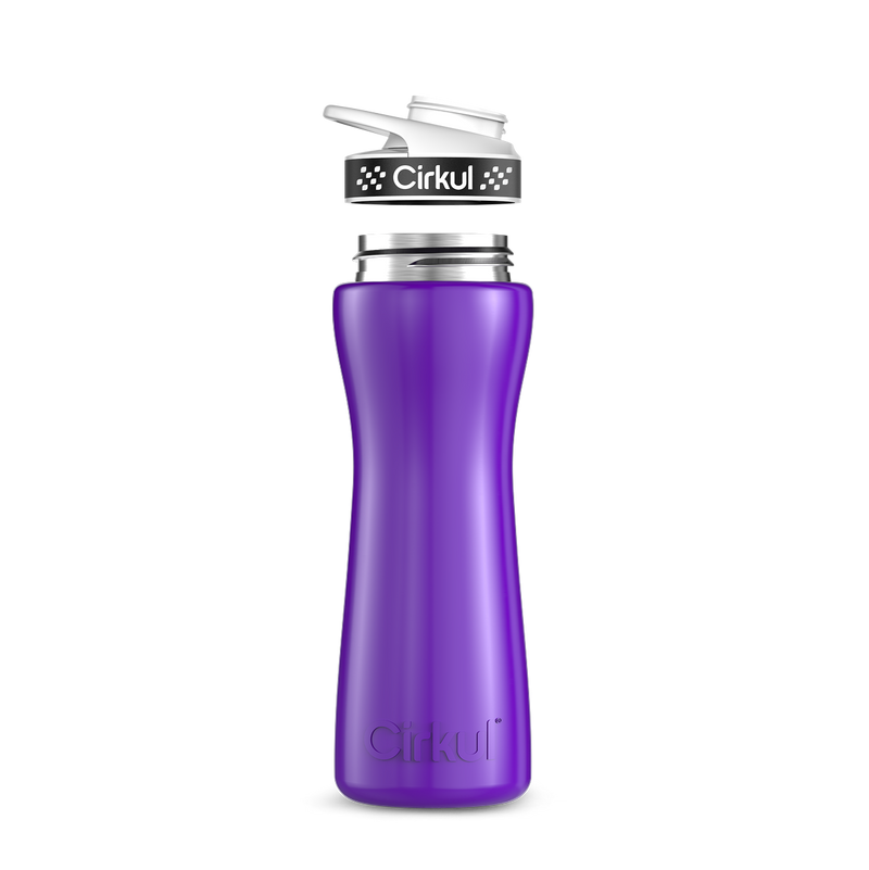 22oz. Stainless Steel Bottle & Comfort Grip Lid - YJQW