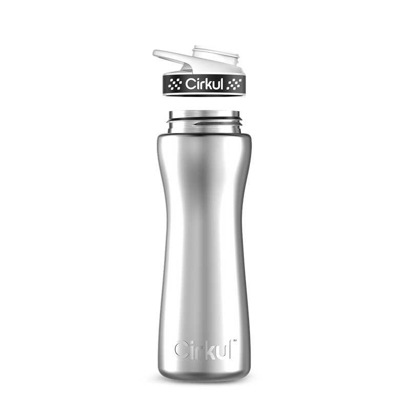 22oz. Stainless Steel Bottle & Comfort Grip Lid - YJQW