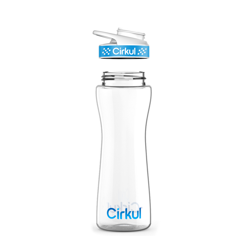 22oz. Plastic Bottle & Comfort Grip Lid - 8B16