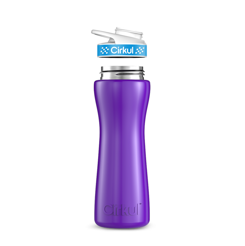 22oz. Stainless Steel Bottle & Comfort Grip Lid - YJQW
