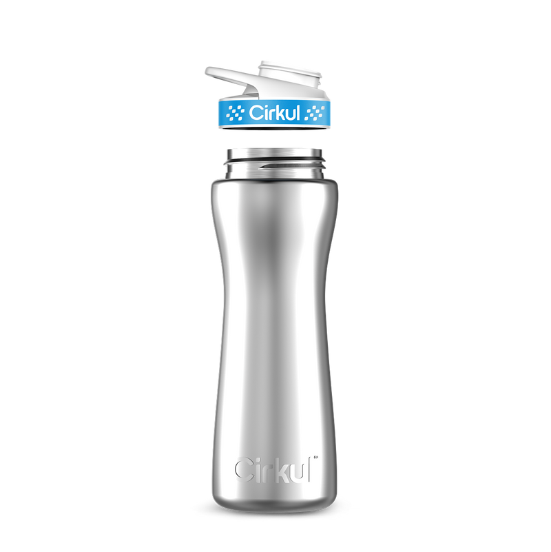 22oz. Stainless Steel Bottle & Comfort Grip Lid - YJQW