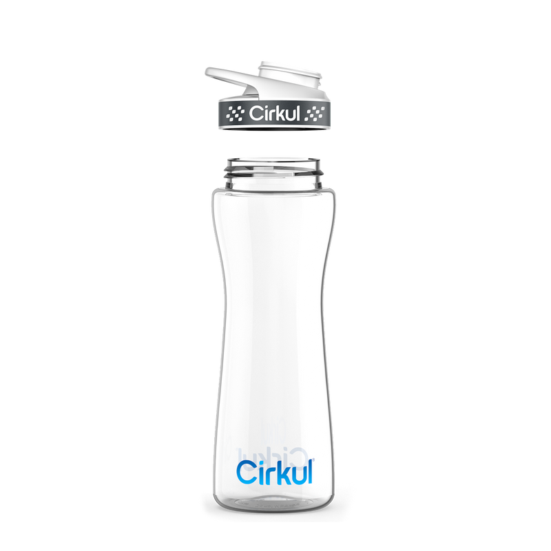 22oz. Plastic Bottle & Comfort Grip Lid - 8B16