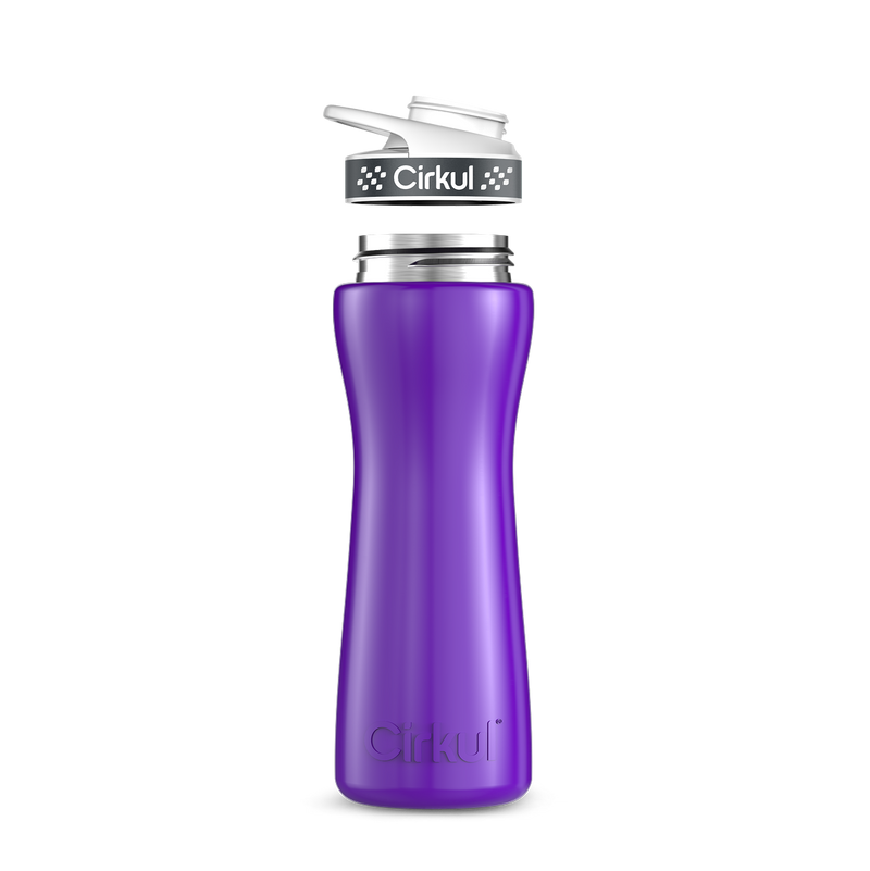 22oz. Stainless Steel Bottle & Comfort Grip Lid - YJQW