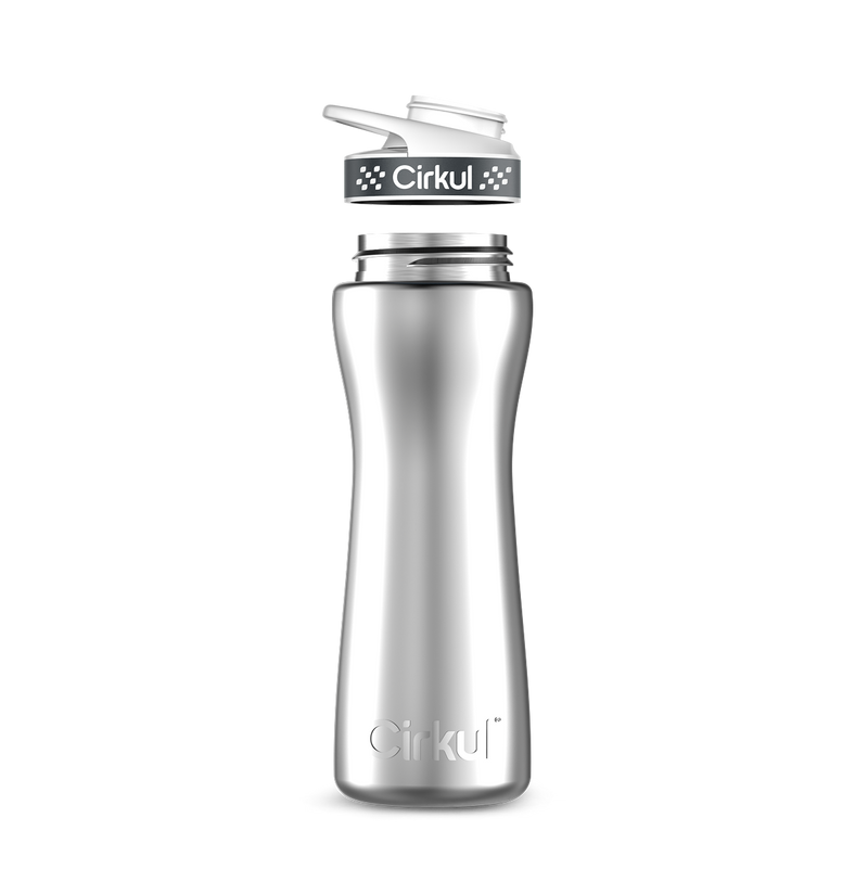 22oz. Stainless Steel Bottle & Comfort Grip Lid - YJQW
