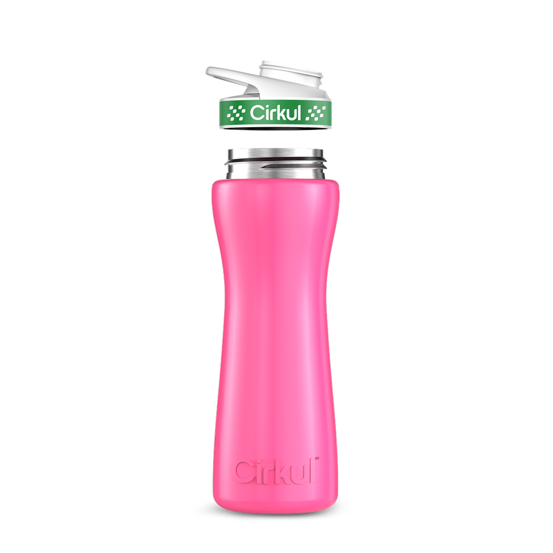 22oz. Stainless Steel Bottle & Comfort Grip Lid - YJQW