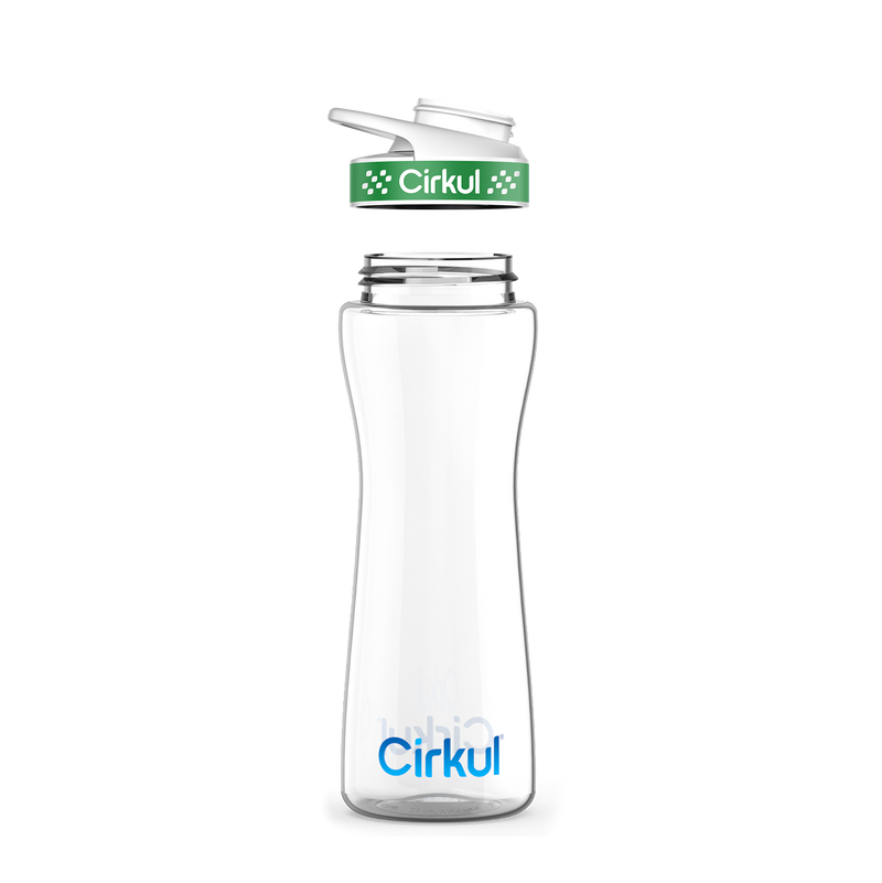 22oz. Plastic Bottle & Comfort Grip Lid - 8B16