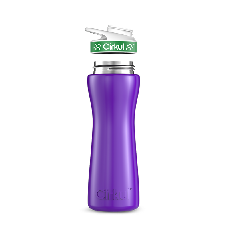 22oz. Stainless Steel Bottle & Comfort Grip Lid - YJQW