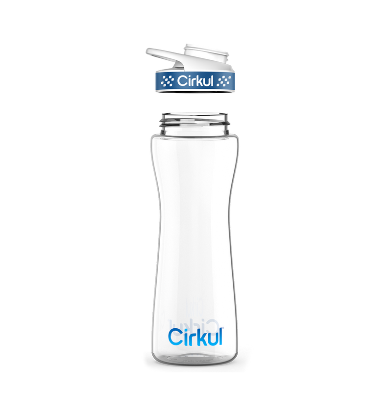 22oz. Plastic Bottle & Comfort Grip Lid - 8B16
