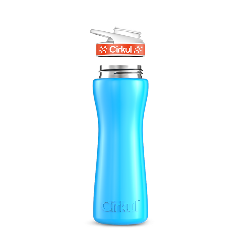 22oz. Stainless Steel Bottle & Comfort Grip Lid - YJQW