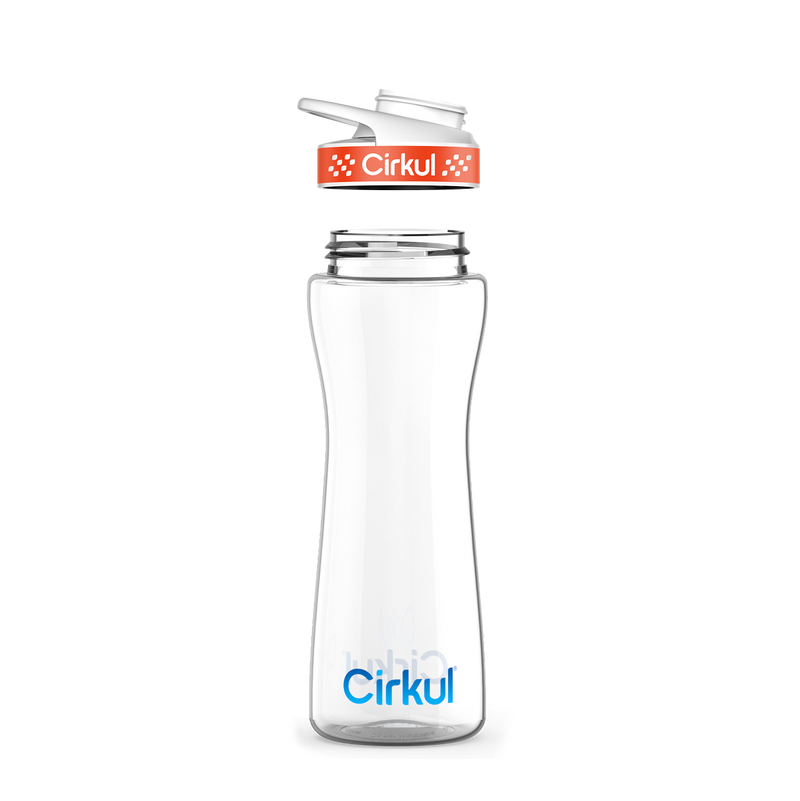22oz. Plastic Bottle & Comfort Grip Lid - 8B16