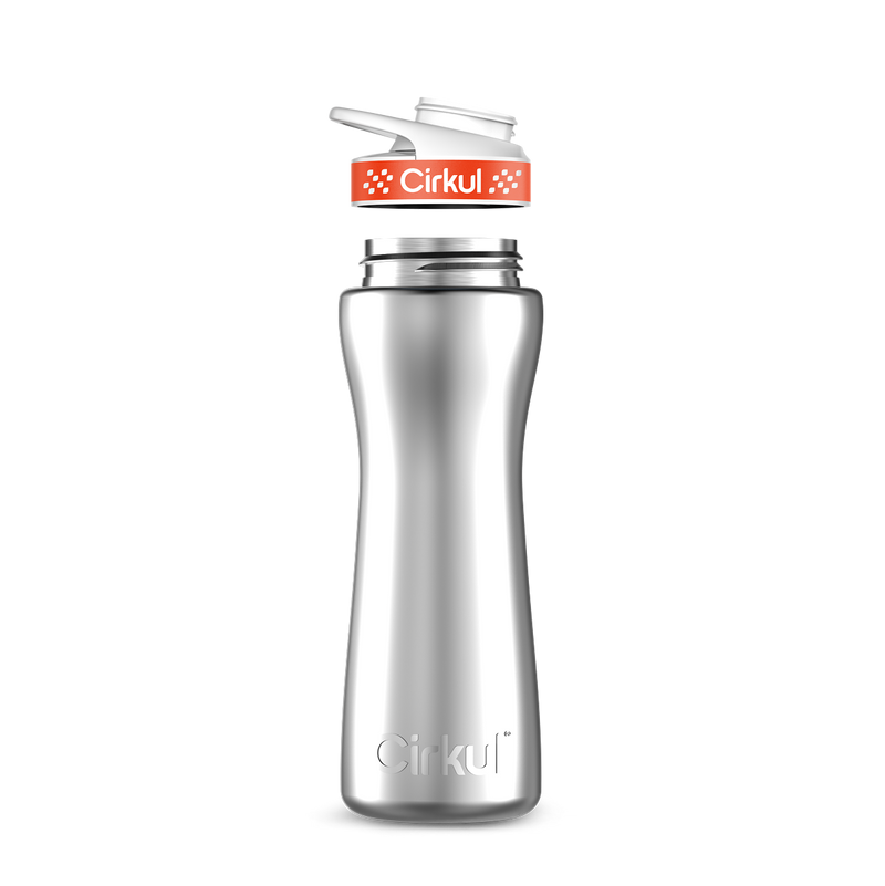22oz. Stainless Steel Bottle & Comfort Grip Lid - YJQW