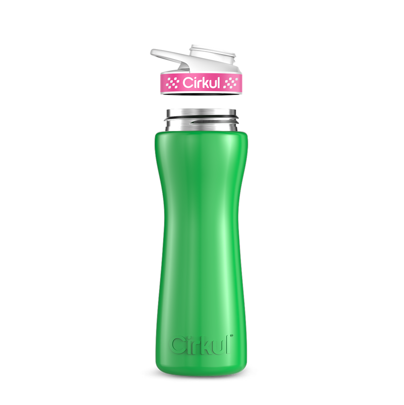 22oz. Stainless Steel Bottle & Comfort Grip Lid - YJQW