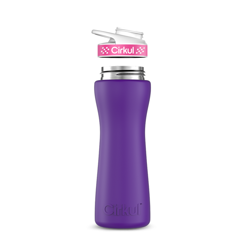 22oz. Stainless Steel Bottle & Comfort Grip Lid - YJQW