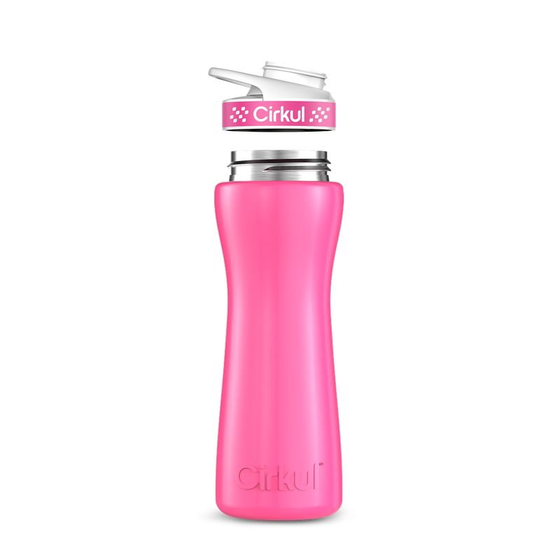 22oz. Stainless Steel Bottle & Comfort Grip Lid - YJQW