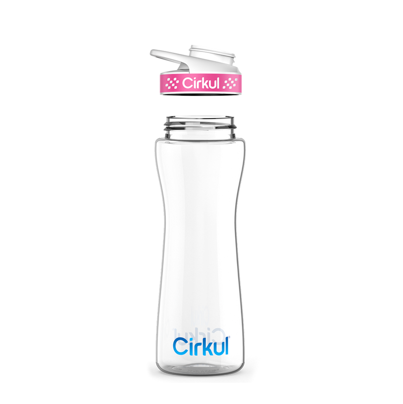 22oz. Plastic Bottle & Comfort Grip Lid - 8B16