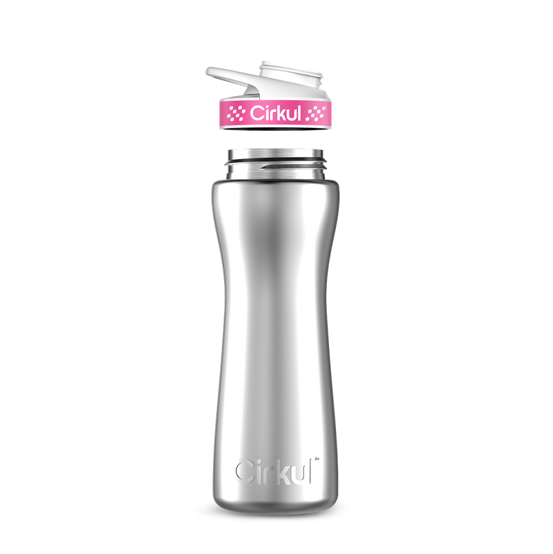 22oz. Stainless Steel Bottle & Comfort Grip Lid - YJQW