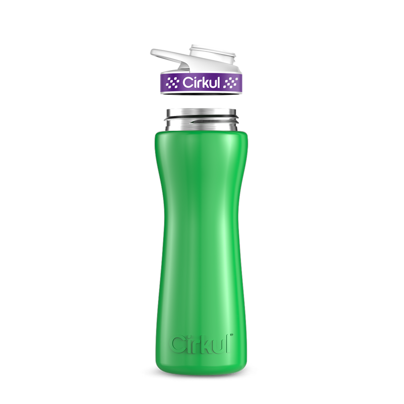 22oz. Stainless Steel Bottle & Comfort Grip Lid - YJQW