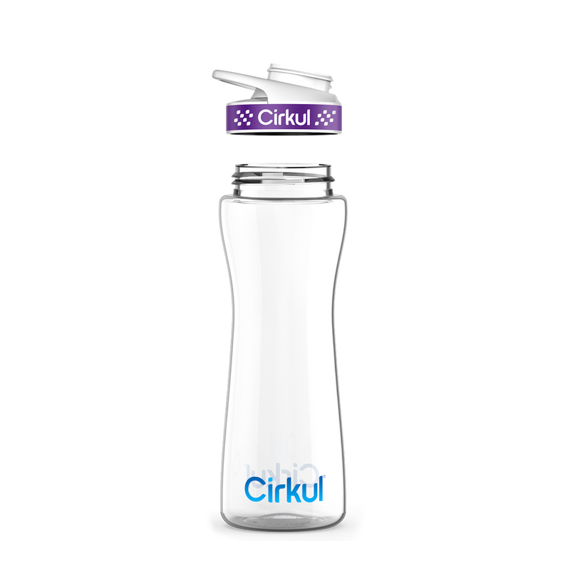 22oz. Plastic Bottle & Comfort Grip Lid - 8B16