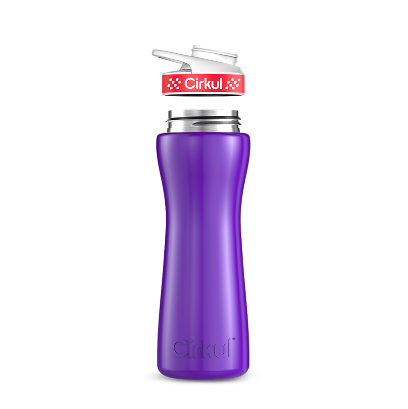 22oz. Stainless Steel Bottle & Comfort Grip Lid - YJQW