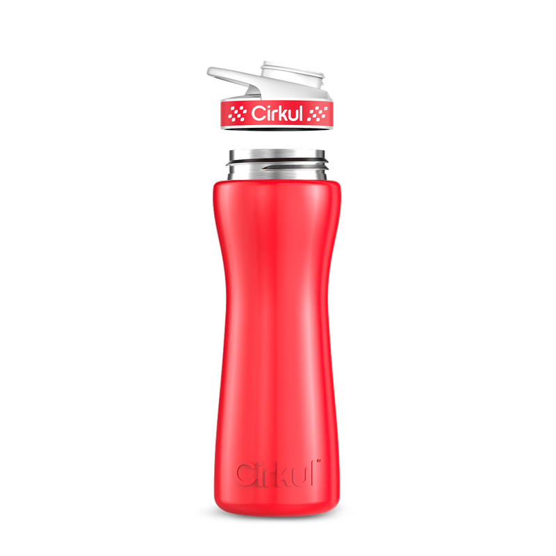 22oz. Stainless Steel Bottle & Comfort Grip Lid - YJQW