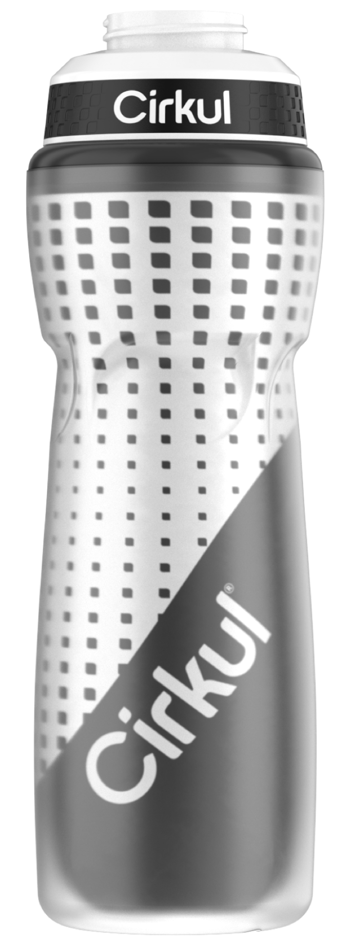 22oz. Insulated Squeeze Plastic Bottle & Sport Lid - GCQC