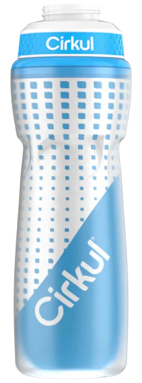 22oz. Insulated Squeeze Plastic Bottle & Sport Lid - GCQC