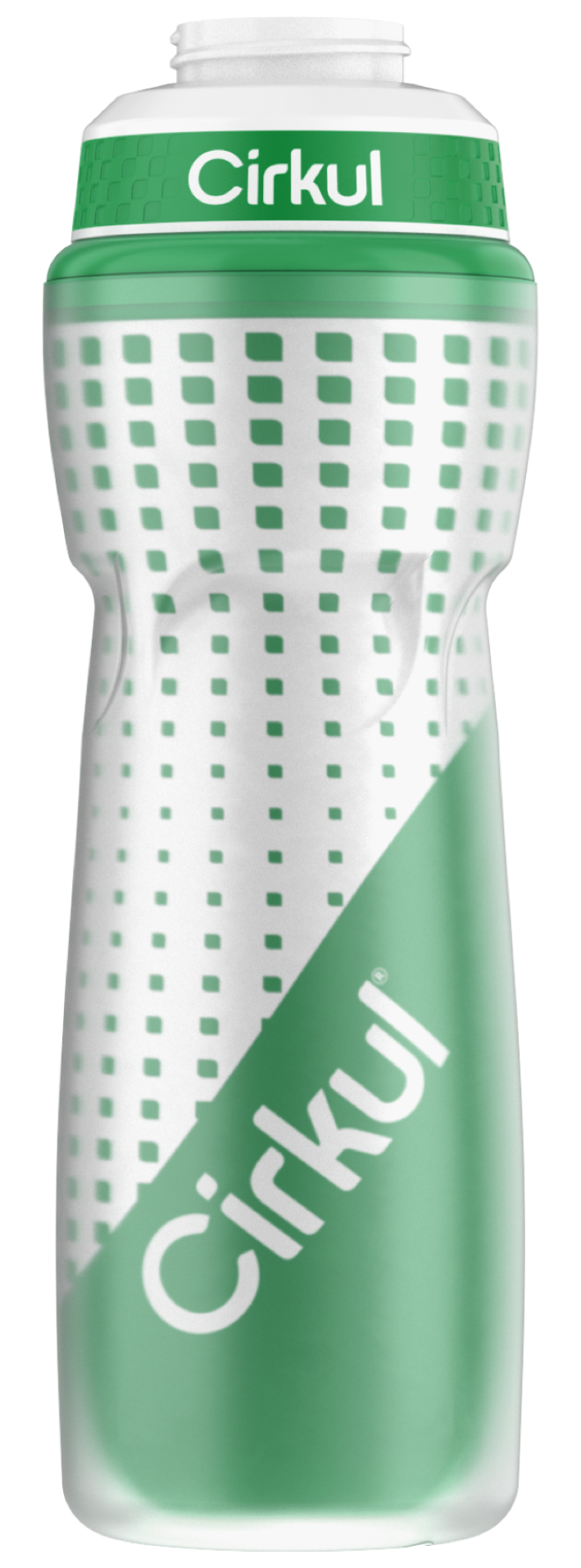 22oz. Insulated Squeeze Plastic Bottle & Sport Lid - GCQC