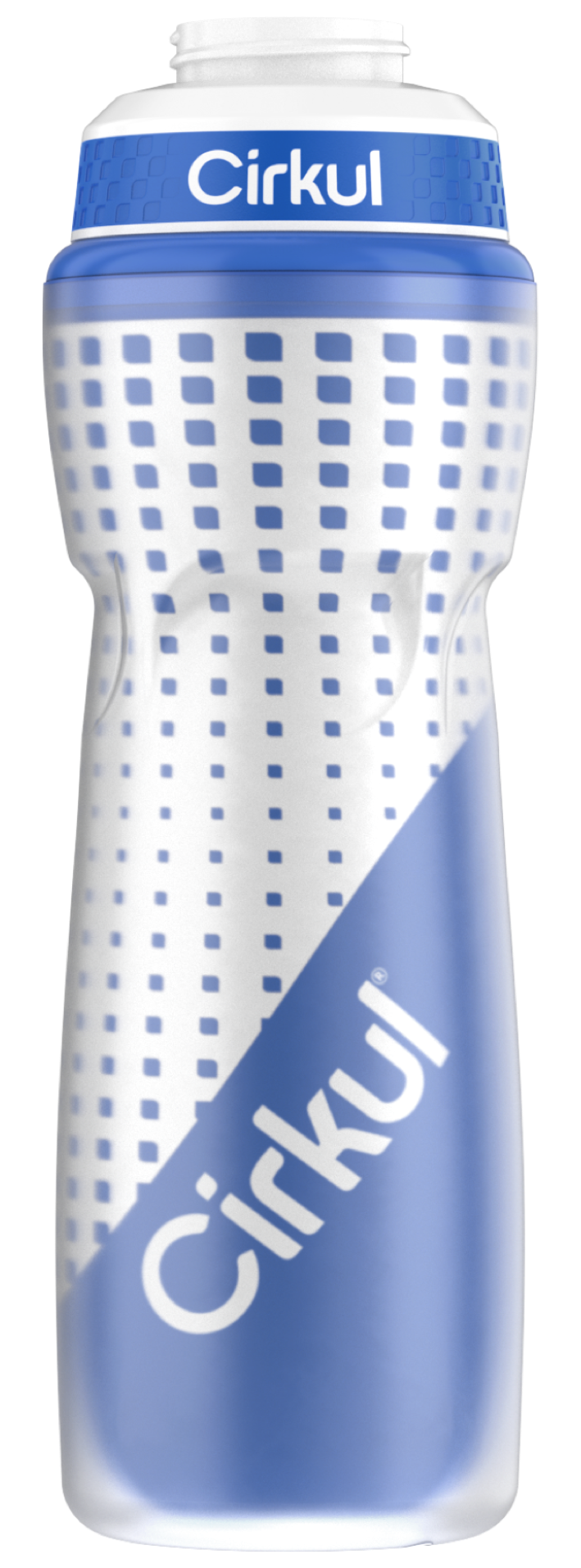 22oz. Insulated Squeeze Plastic Bottle & Sport Lid - GCQC