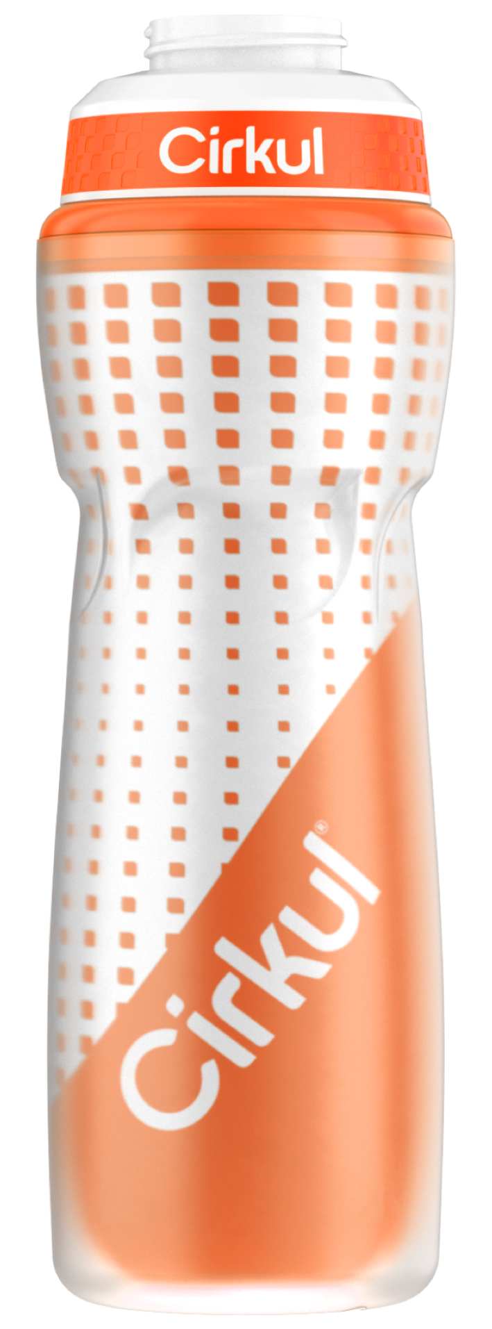 22oz. Insulated Squeeze Plastic Bottle & Sport Lid - GCQC