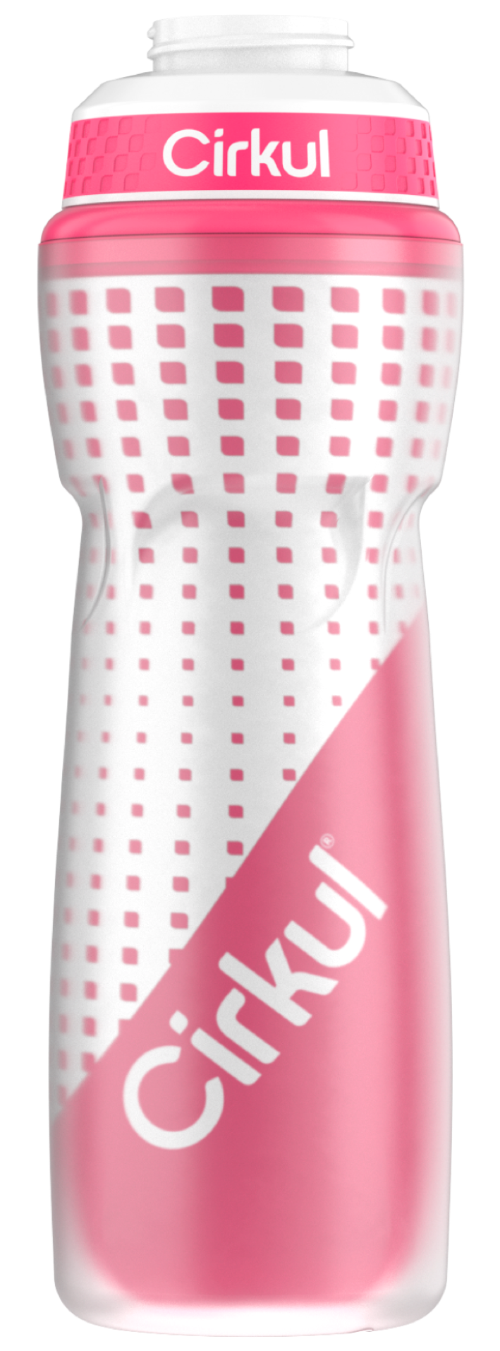 22oz. Insulated Squeeze Plastic Bottle & Sport Lid - GCQC