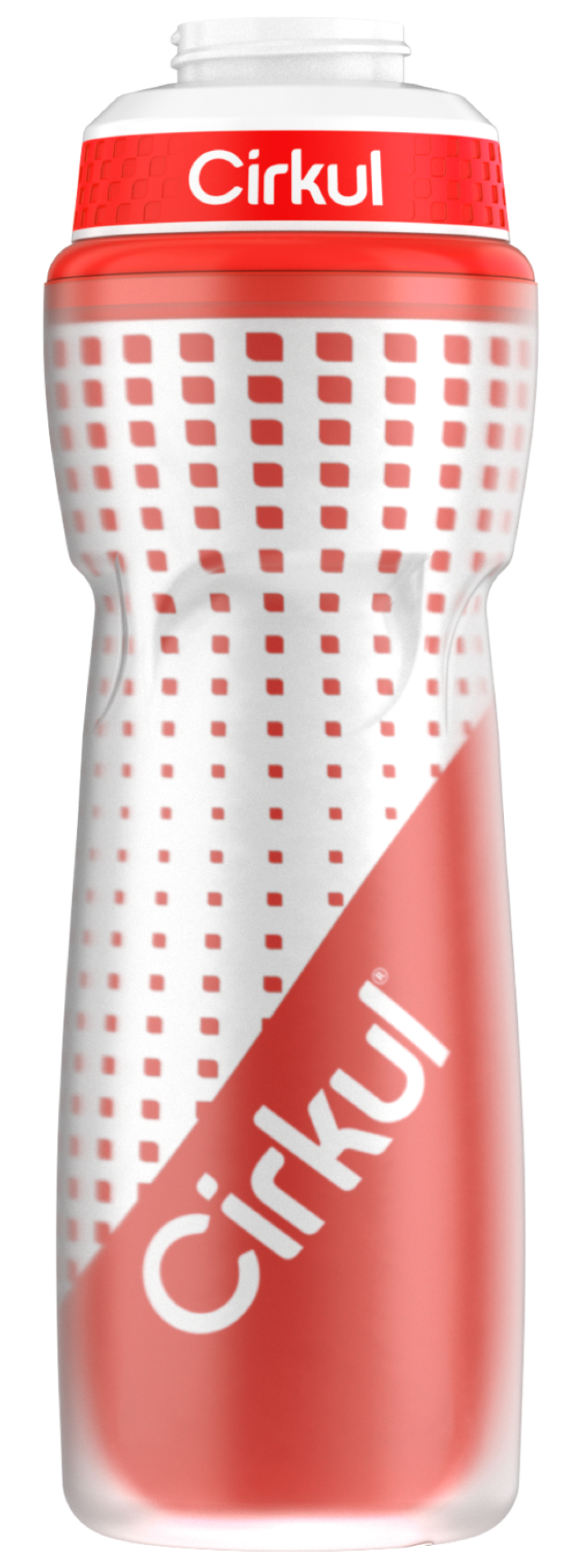 22oz. Insulated Squeeze Plastic Bottle & Sport Lid - GCQC