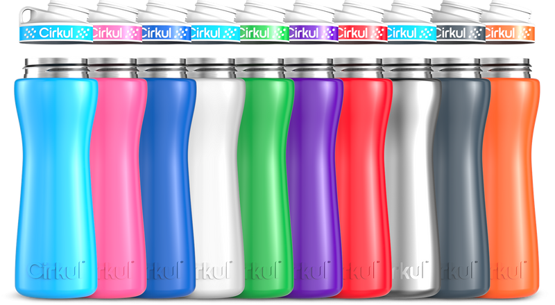 Custom 22oz. Stainless Steel Bottle & Comfort Grip Lid - U8JY