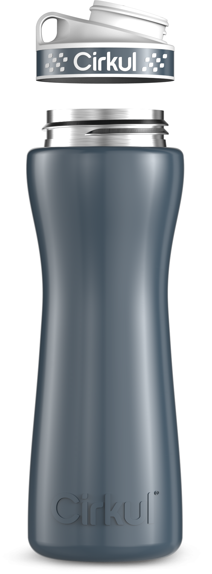 Custom 22oz. Stainless Steel Bottle & Comfort Grip Lid - U8JY