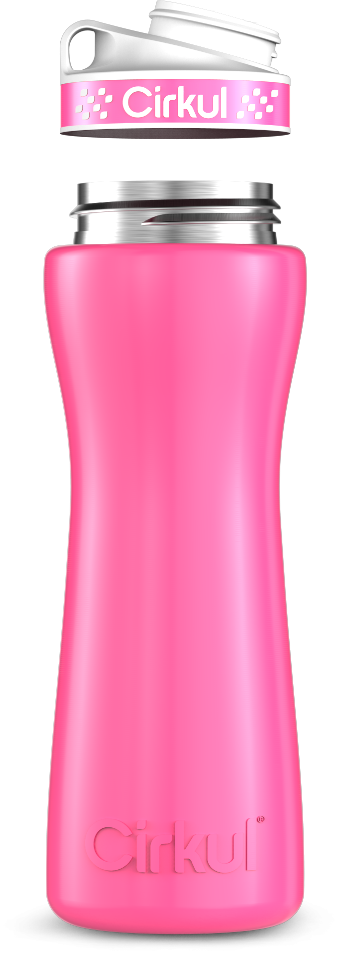 Custom 22oz. Stainless Steel Bottle & Comfort Grip Lid - U8JY