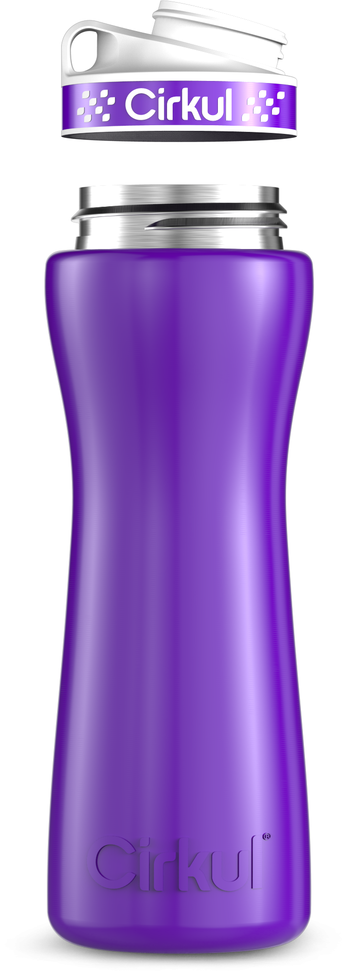 Custom 22oz. Stainless Steel Bottle & Comfort Grip Lid - U8JY