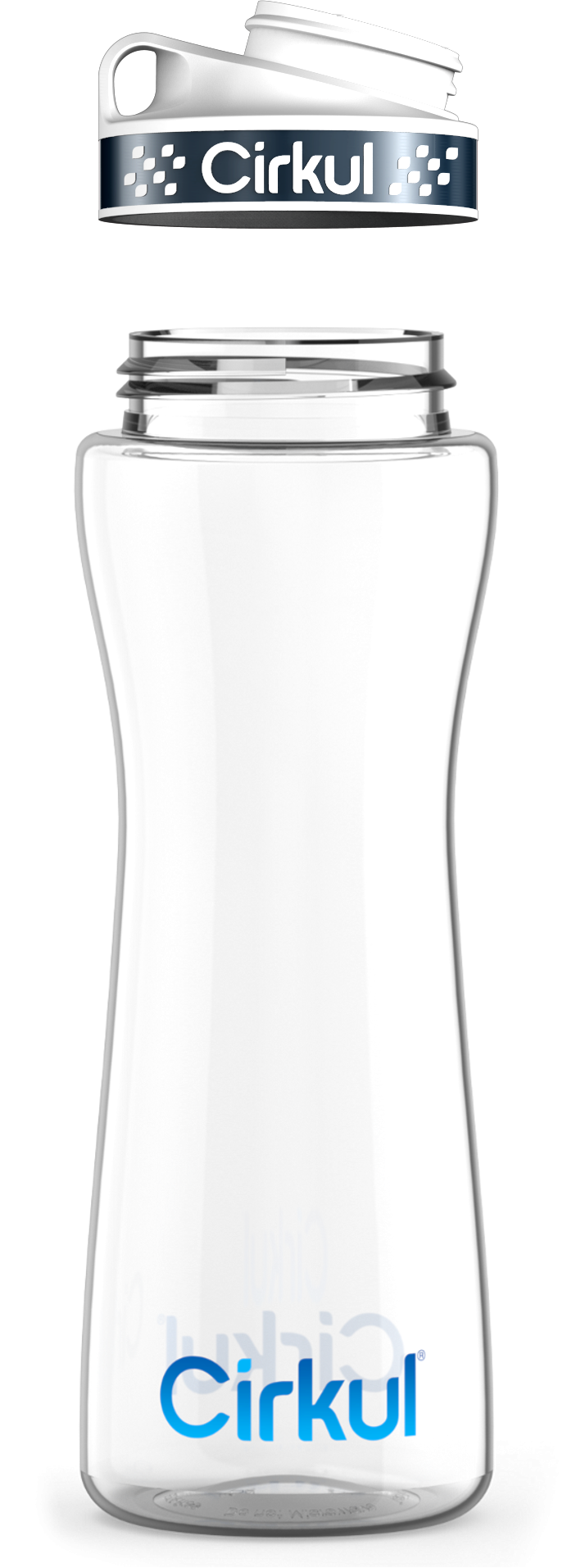 Custom 22oz. Plastic Bottle & Comfort Grip Lid - QJ3U