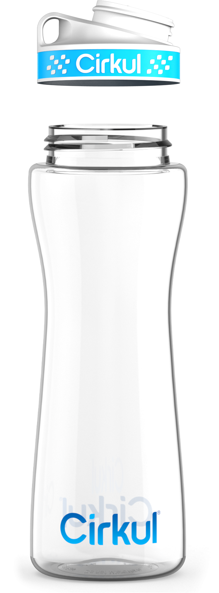 Custom 22oz. Plastic Bottle & Comfort Grip Lid - QJ3U