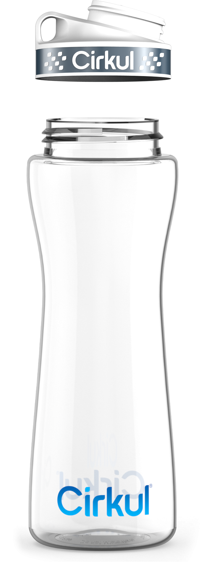 Custom 22oz. Plastic Bottle & Comfort Grip Lid - QJ3U