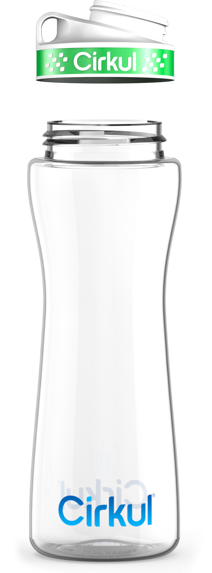 Custom 22oz. Plastic Bottle & Comfort Grip Lid - QJ3U