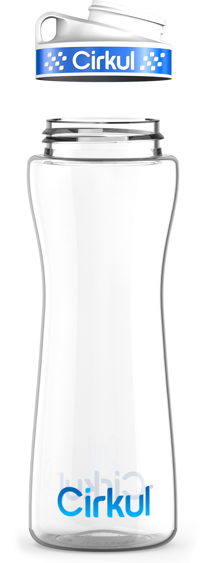 Custom 22oz. Plastic Bottle & Comfort Grip Lid - QJ3U