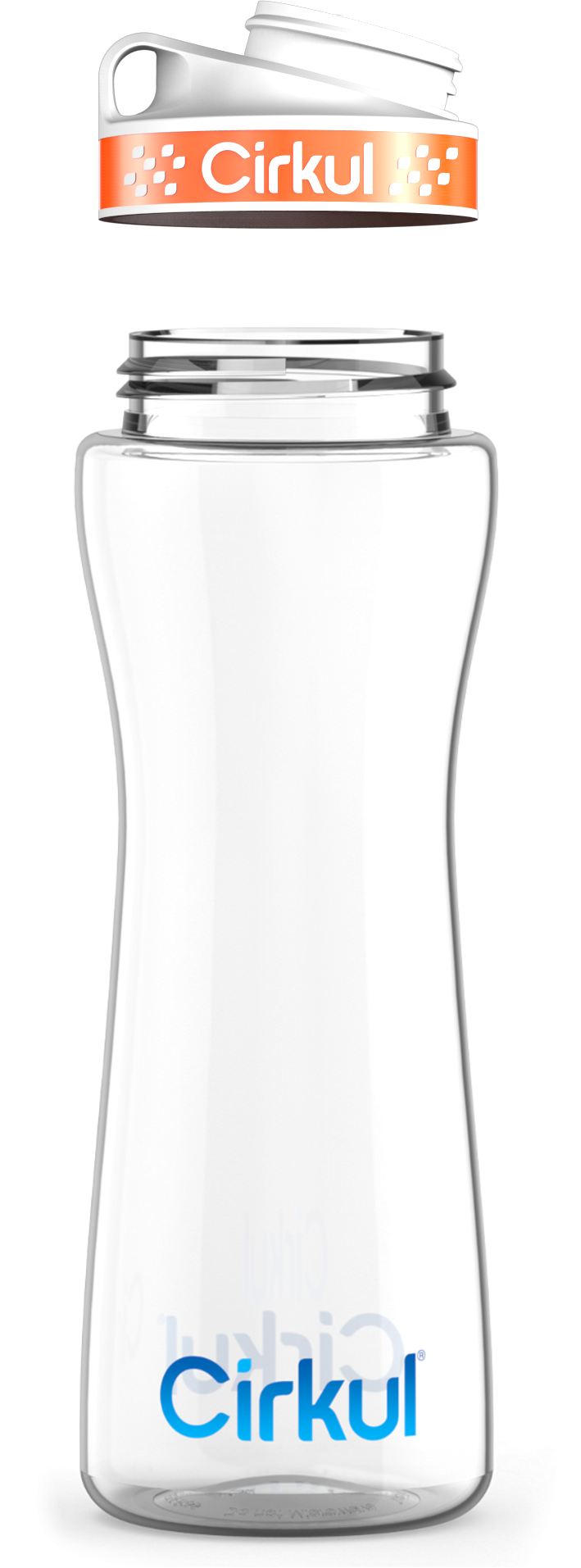 Custom 22oz. Plastic Bottle & Comfort Grip Lid - QJ3U