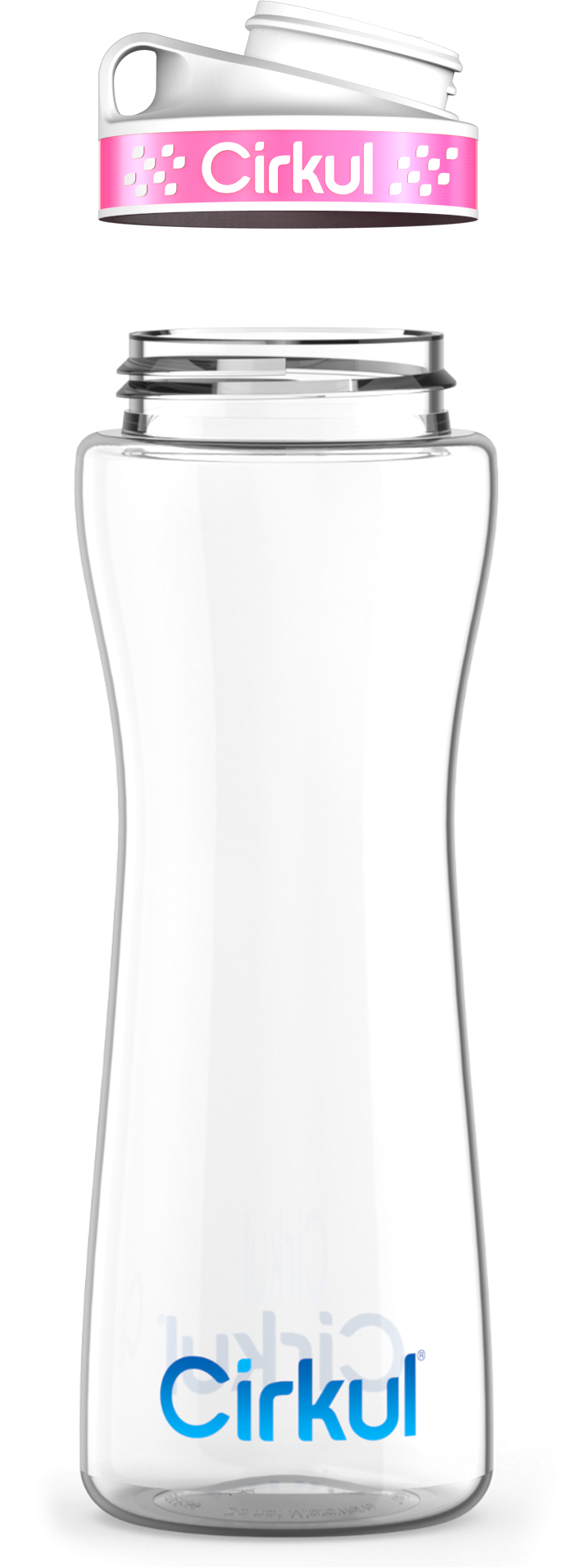 Custom 22oz. Plastic Bottle & Comfort Grip Lid - QJ3U